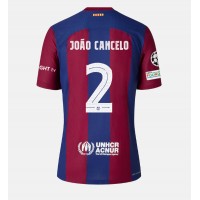 Camisa de Futebol Barcelona Joao Cancelo #2 Equipamento Principal 2023-24 Manga Curta